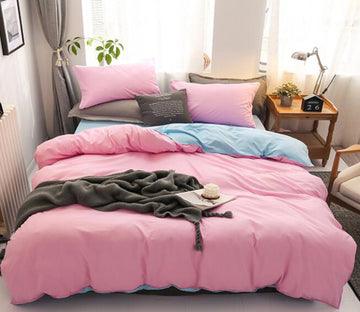3D Pink 12100 Bed Pillowcases Quilt