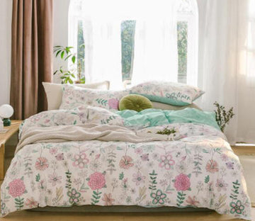 3D Flower Bush 30029 Bed Pillowcases Quilt