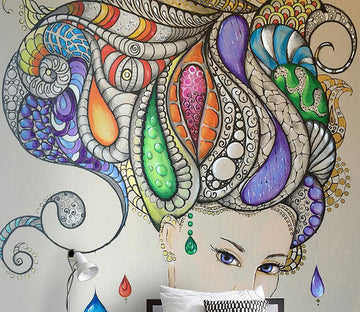 3D Lady Avatar 587 Wall Murals Wallpaper AJ Wallpaper 2 