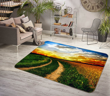 3D Country Road 27106 Non Slip Rug Mat