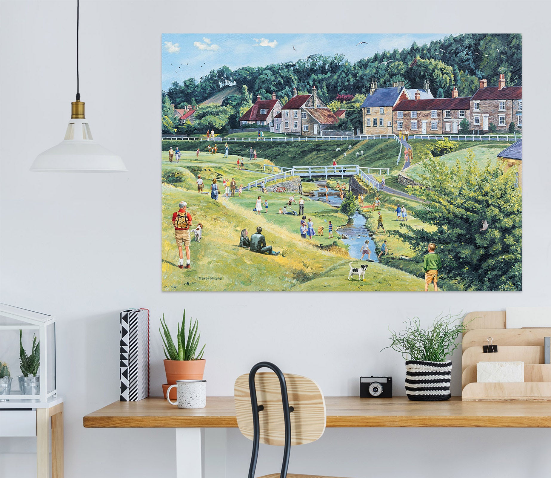 3D Lawn House 8932 Trevor Mitchell Wall Sticker