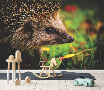 3D Hedgehog Grass 155 Wall Murals Wallpaper AJ Wallpaper 2 