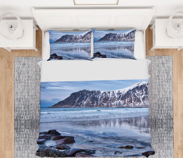 3D Glacier 2140 Marco Carmassi Bedding Bed Pillowcases Quilt Quiet Covers AJ Creativity Home 