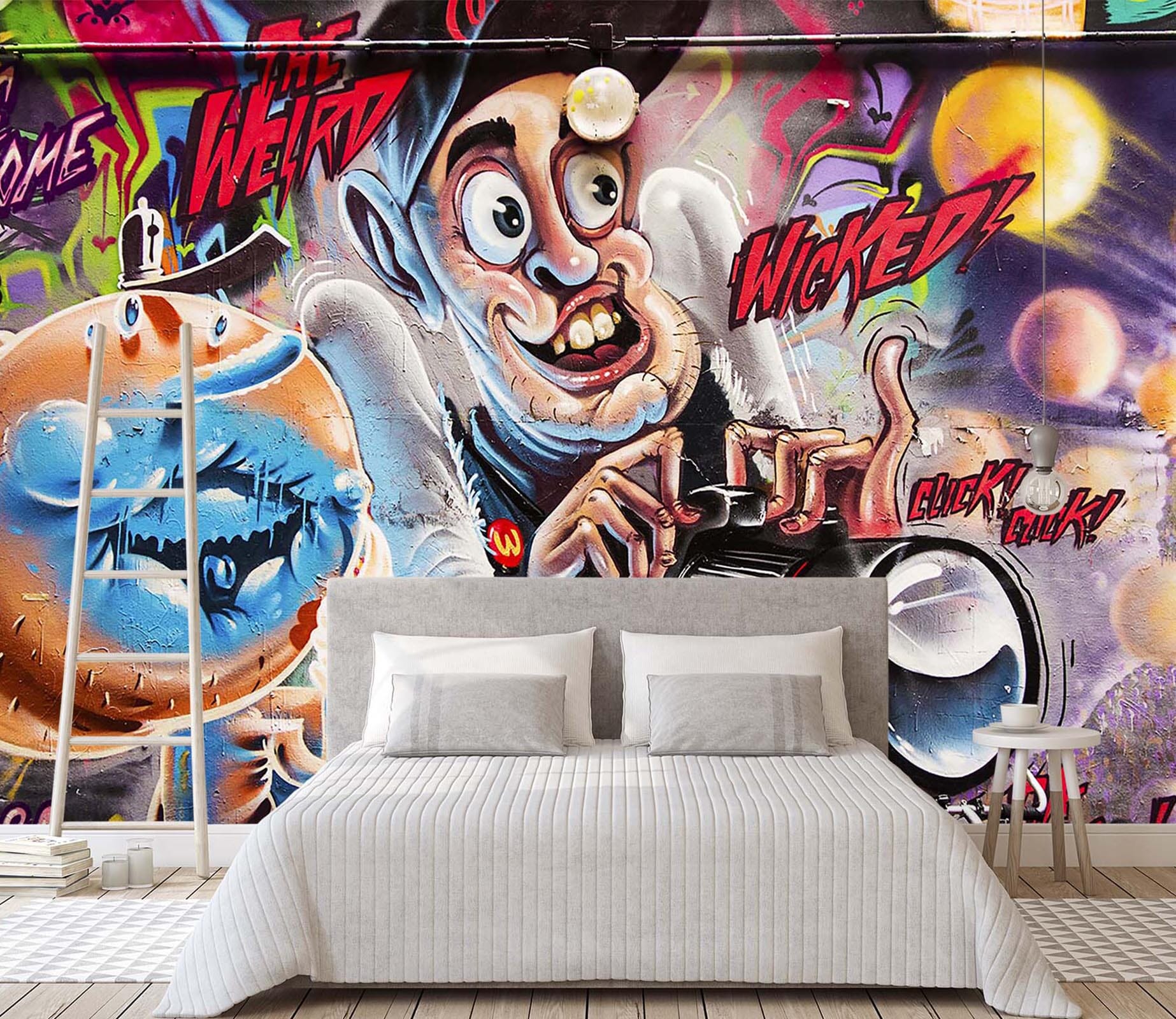 3D Graffiti Wall Painting 155 Wall Murals Wallpaper AJ Wallpaper 2 