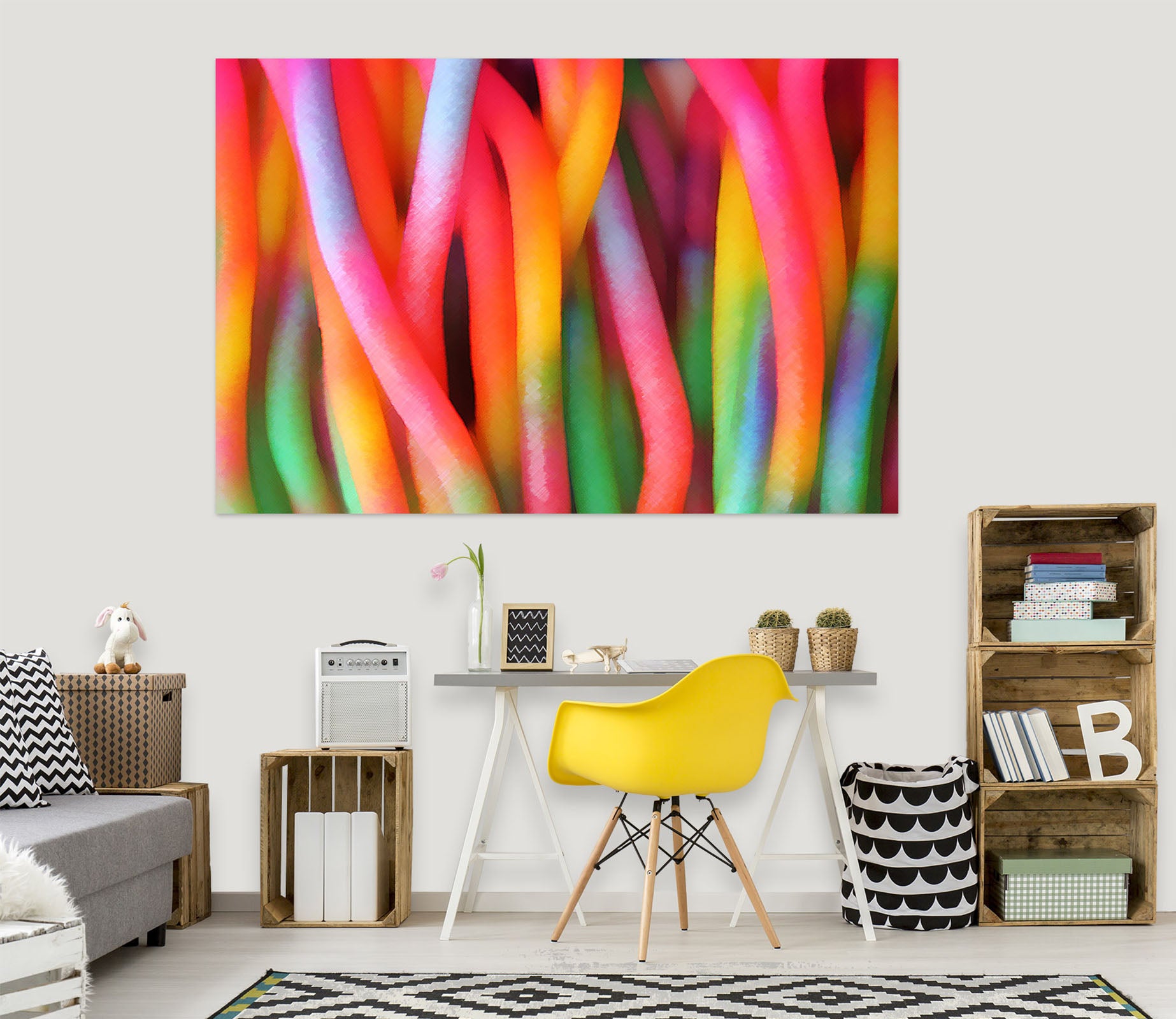 3D Color Bar 70140 Shandra Smith Wall Sticker
