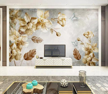 3D Flower 123 Wall Murals Wallpaper AJ Wallpaper 2 