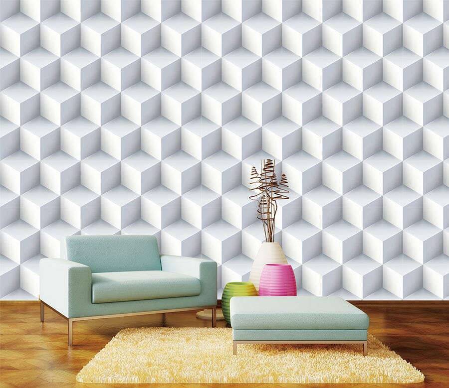 3D Geometric Patchwork 332 Wallpaper AJ Wallpaper 2 