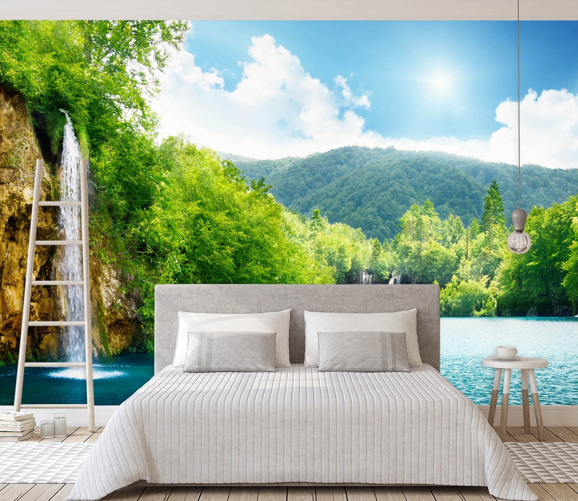 3D MountainTree 58186 Wall Murals