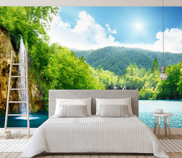 3D MountainTree 58186 Wall Murals