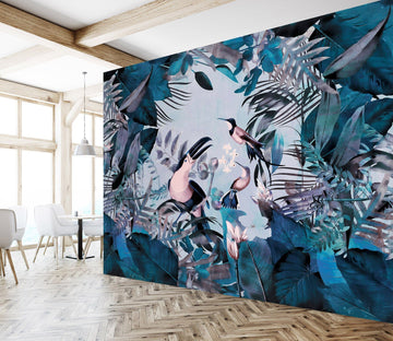 3D Bird Feeding 1404 Andrea haase Wall Mural Wall Murals Wallpaper AJ Wallpaper 2 