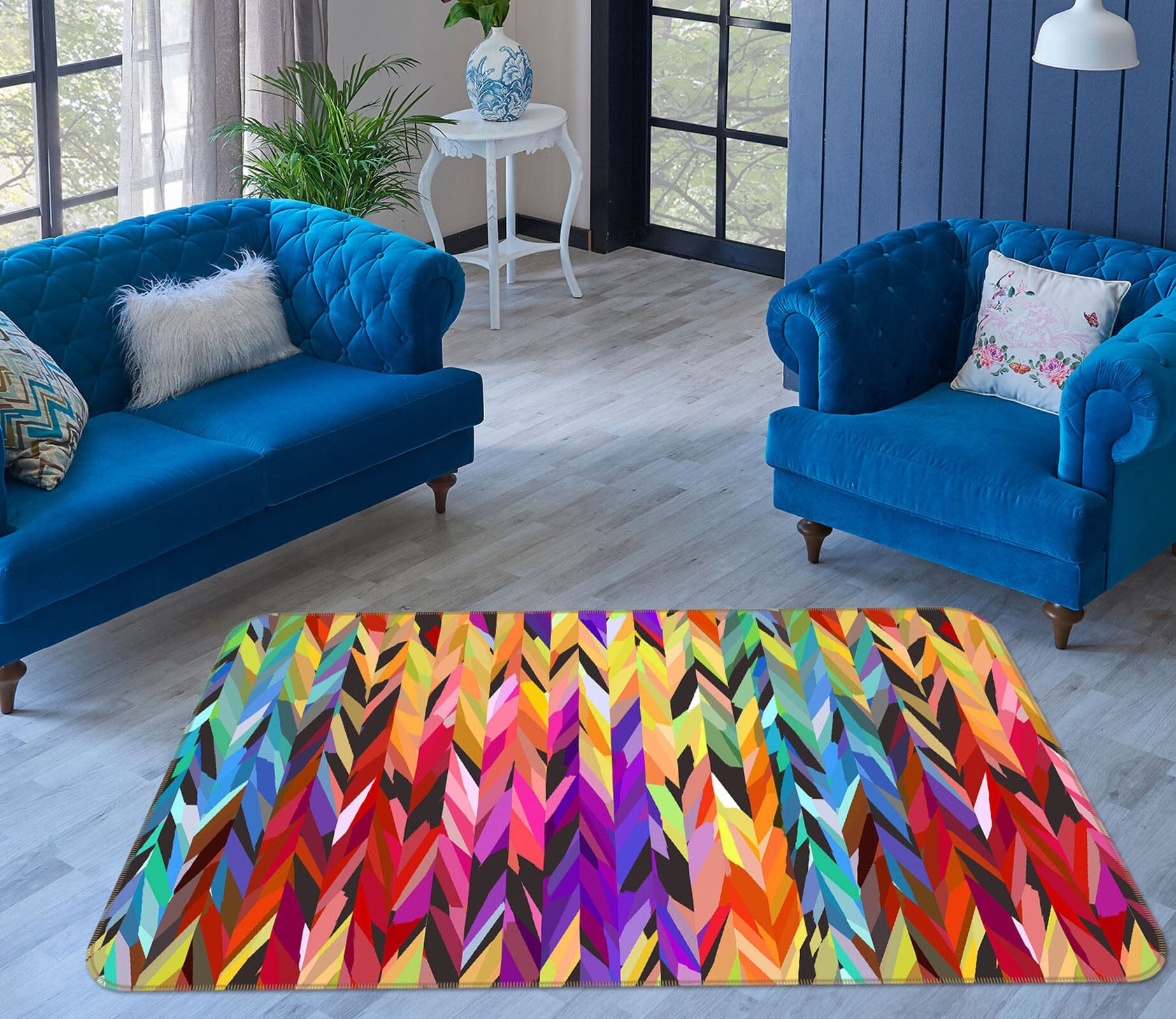 3D Colorful Pattern 1049 Shandra Smith Rug Non Slip Rug Mat Mat AJ Creativity Home 