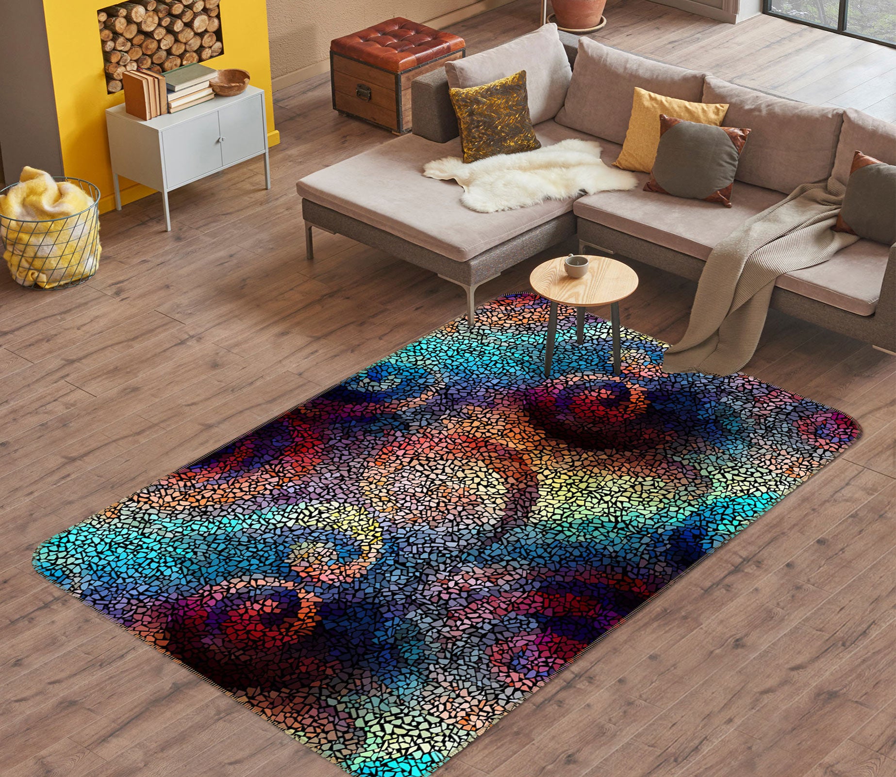 3D Pattern 33063 Non Slip Rug Mat