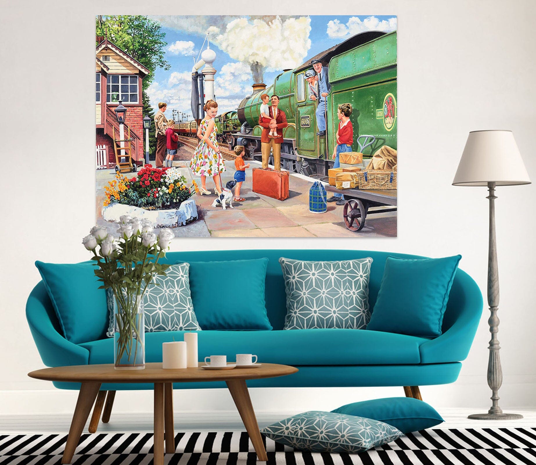 3D The Train Driver 079 Trevor Mitchell Wall Sticker Wallpaper AJ Wallpaper 2 