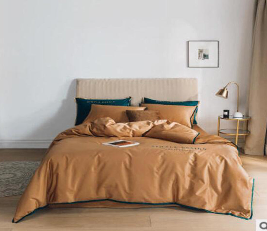 3D Brownish 50145 Bed Pillowcases Quilt