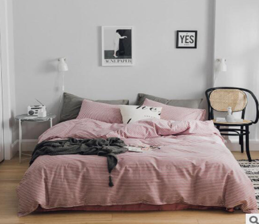 3D Pink 40134 Bed Pillowcases Quilt