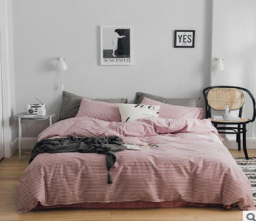 3D Pink 40134 Bed Pillowcases Quilt