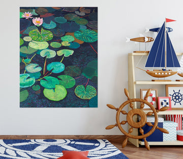 3D Lotus Leaf 281 Allan P. Friedlander Wall Sticker Wallpaper AJ Wallpaper 2 