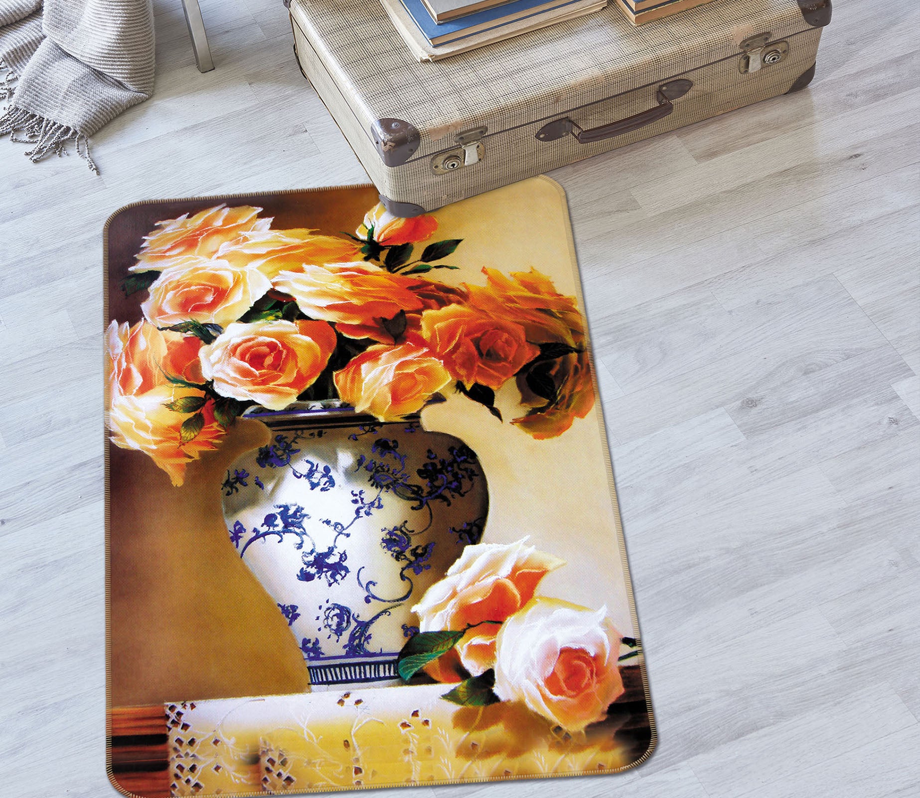 3D Vase 33231 Non Slip Rug Mat