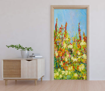 3D Flower Bush Pattern 93169 Allan P. Friedlander Door Mural