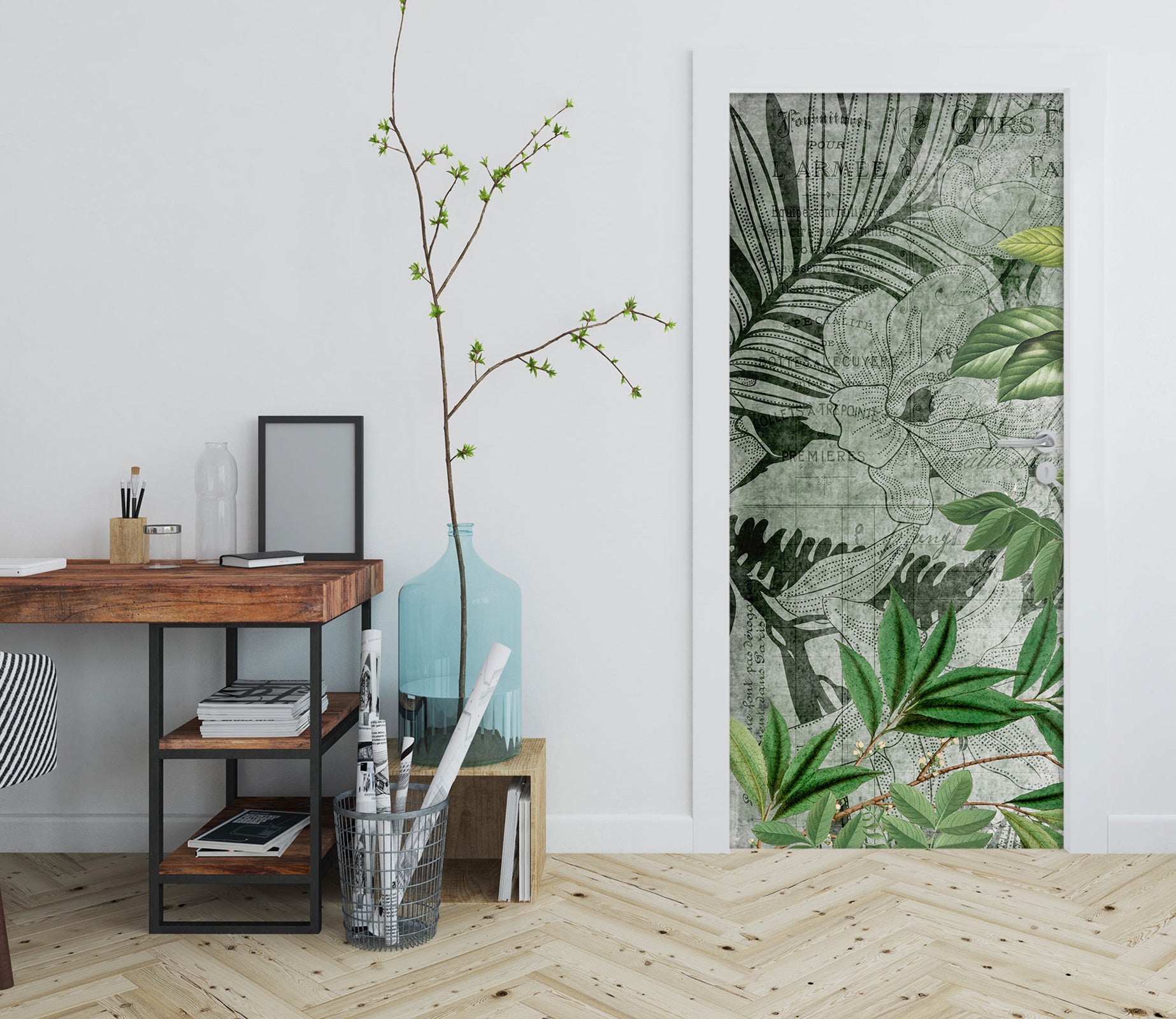 3D Leaf Clump 11922 Andrea Haase Door Mural