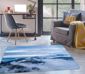 3D Mountain Cloud 76277 Non Slip Rug Mat
