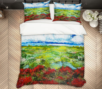 3D Red Berries 1131 Allan P. Friedlander Bedding Bed Pillowcases Quilt