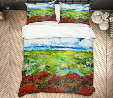 3D Red Berries 1131 Allan P. Friedlander Bedding Bed Pillowcases Quilt Quiet Covers AJ Creativity Home 