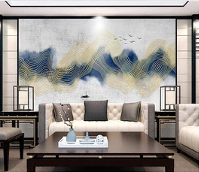3D Wave Bird 1915 Wall Murals Wallpaper AJ Wallpaper 2 