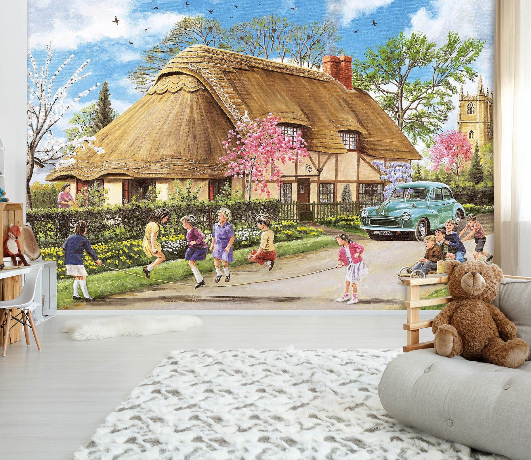 3D Spring In Their Heels 1051 Trevor Mitchell Wall Mural Wall Murals Wallpaper AJ Wallpaper 2 