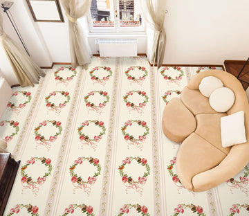 3D Wreath Pattern 10012 Uta Naumann Floor Mural