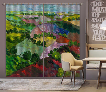 3D Colored Valley 184 Allan P. Friedlander Curtain Curtains Drapes Curtains AJ Creativity Home 