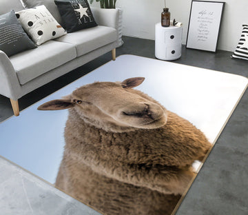 3D Sheep Head 628 Animal Non Slip Rug Mat Mat AJ Creativity Home 