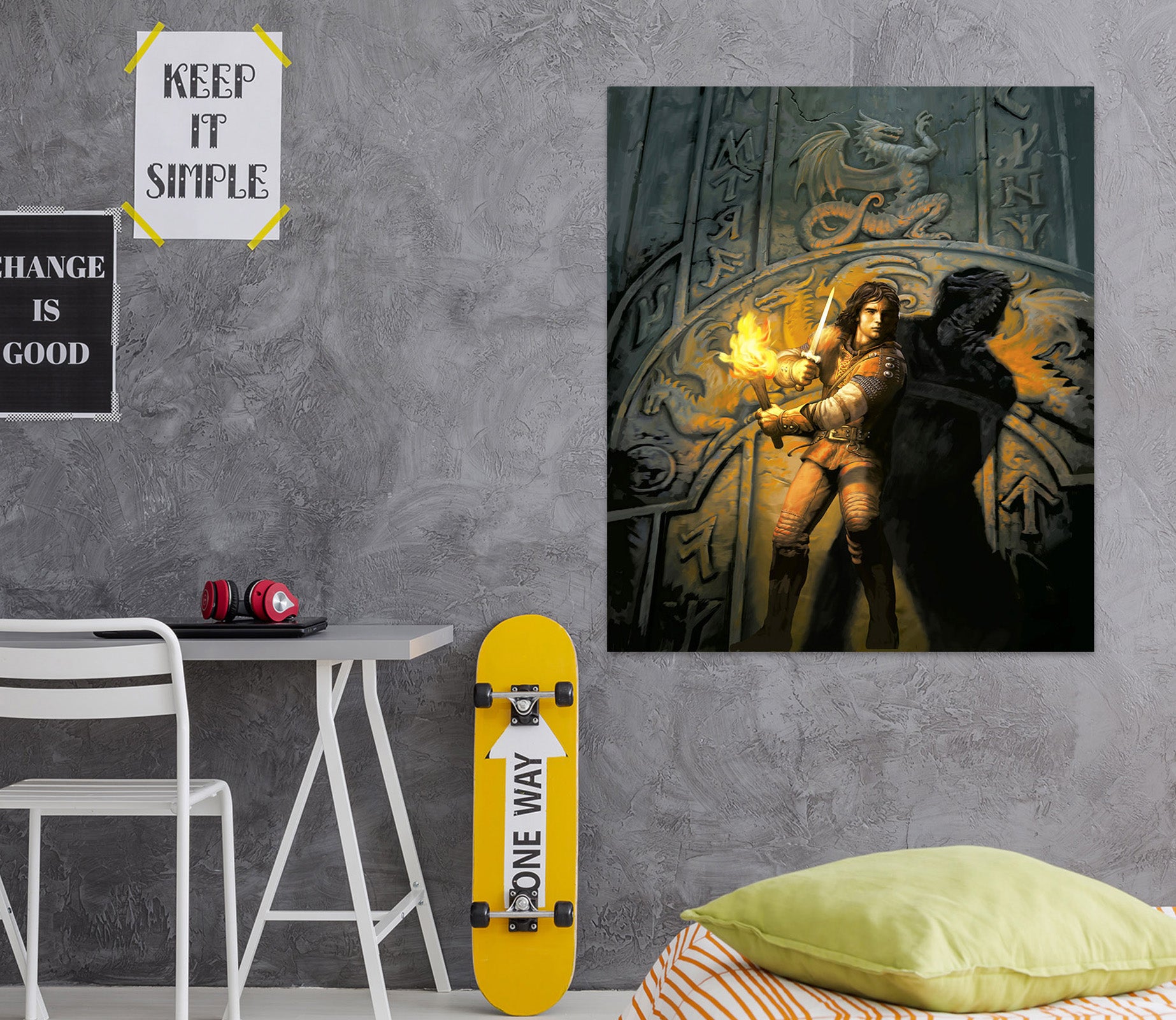 3D Torch Soldier 8108 Ciruelo Wall Sticker