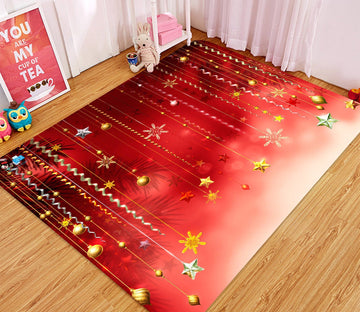 3D Snowflake Ornaments 012 Non Slip Rug Mat Mat AJ Creativity Home 