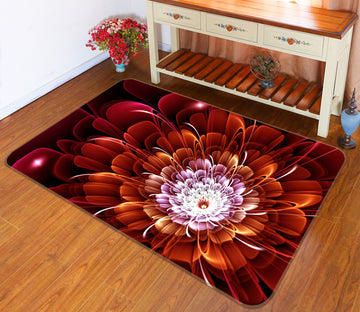 3D Flowers 65080 Non Slip Rug Mat