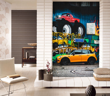 3D Automotive Wall 428 Vehicle Wall Murals