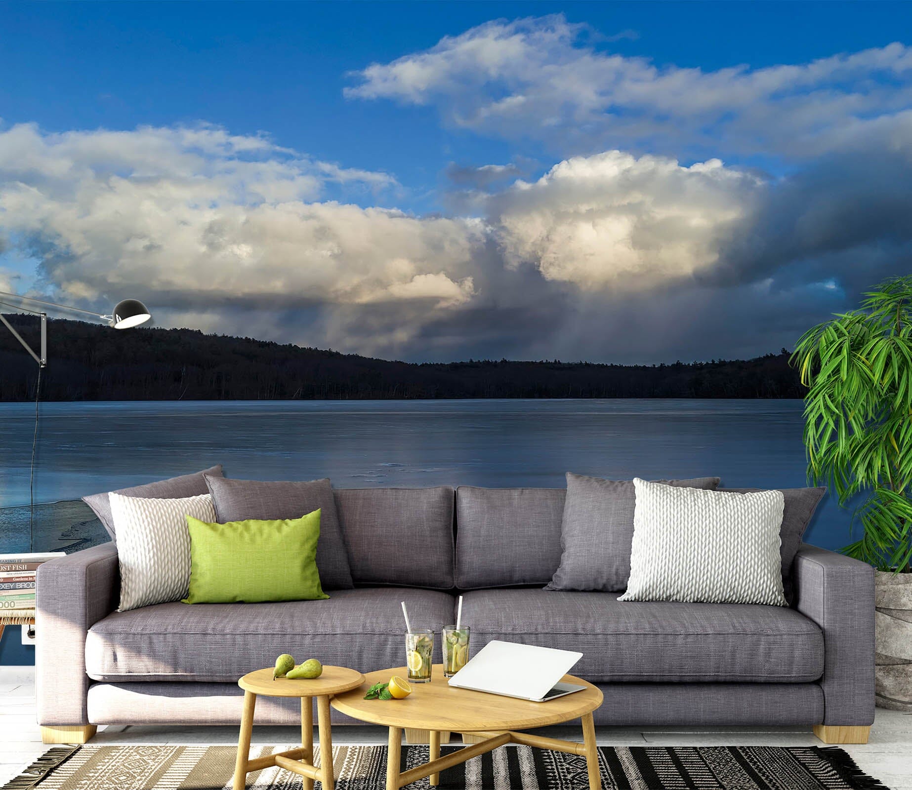 3D Blue Sky Sea 121 Jerry LoFaro Wall Mural Wall Murals Wallpaper AJ Wallpaper 2 