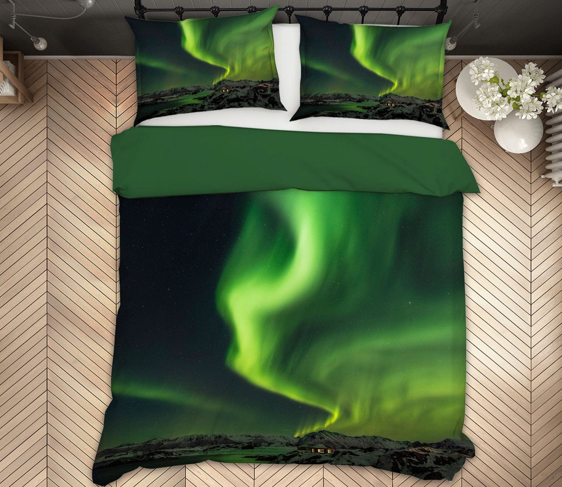 3D Green Light 2149 Marco Carmassi Bedding Bed Pillowcases Quilt Quiet Covers AJ Creativity Home 