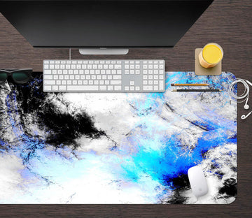 3D Blue Grey 17173 Desk Mat