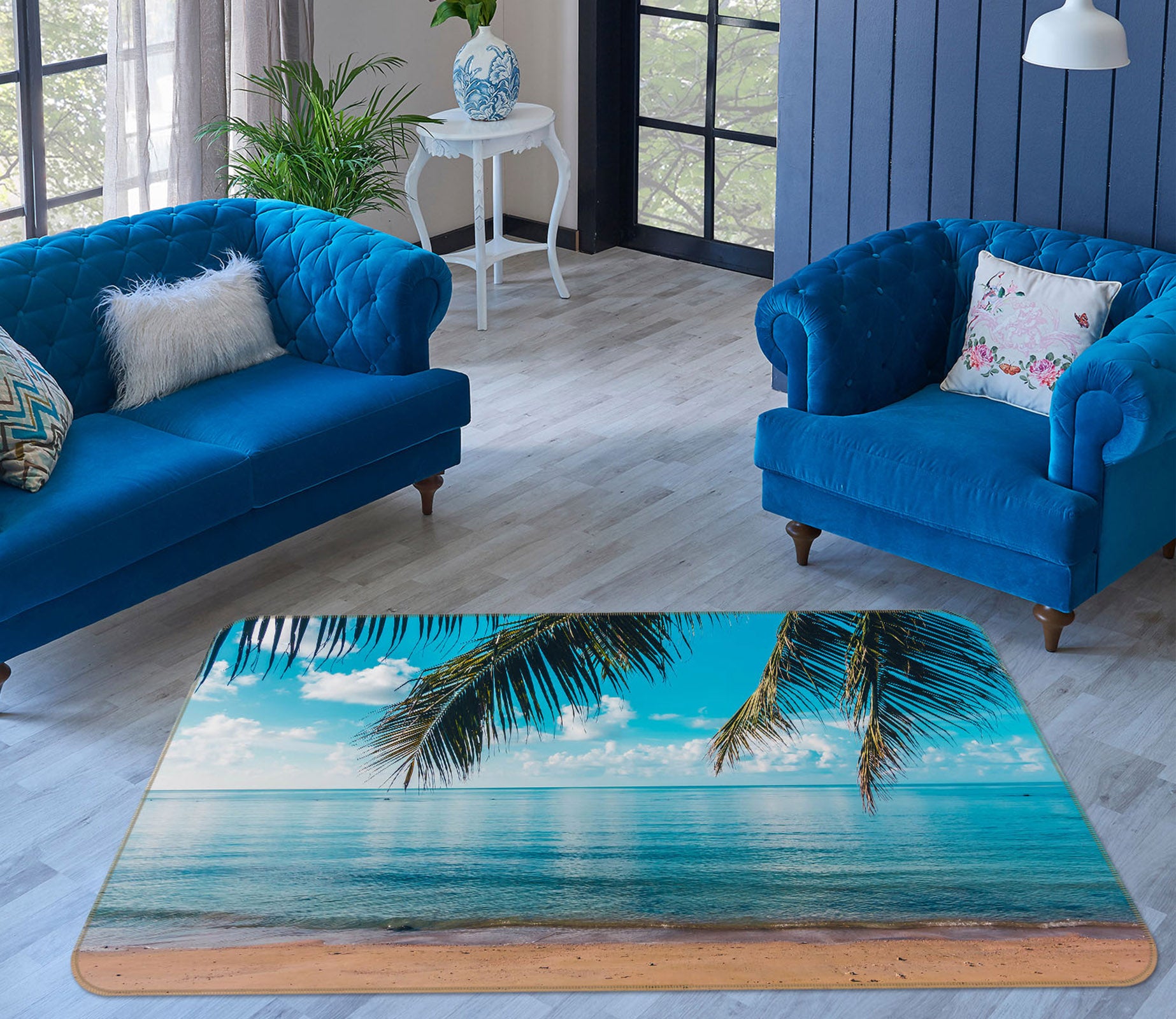 3D Beach 31099 Non Slip Rug Mat