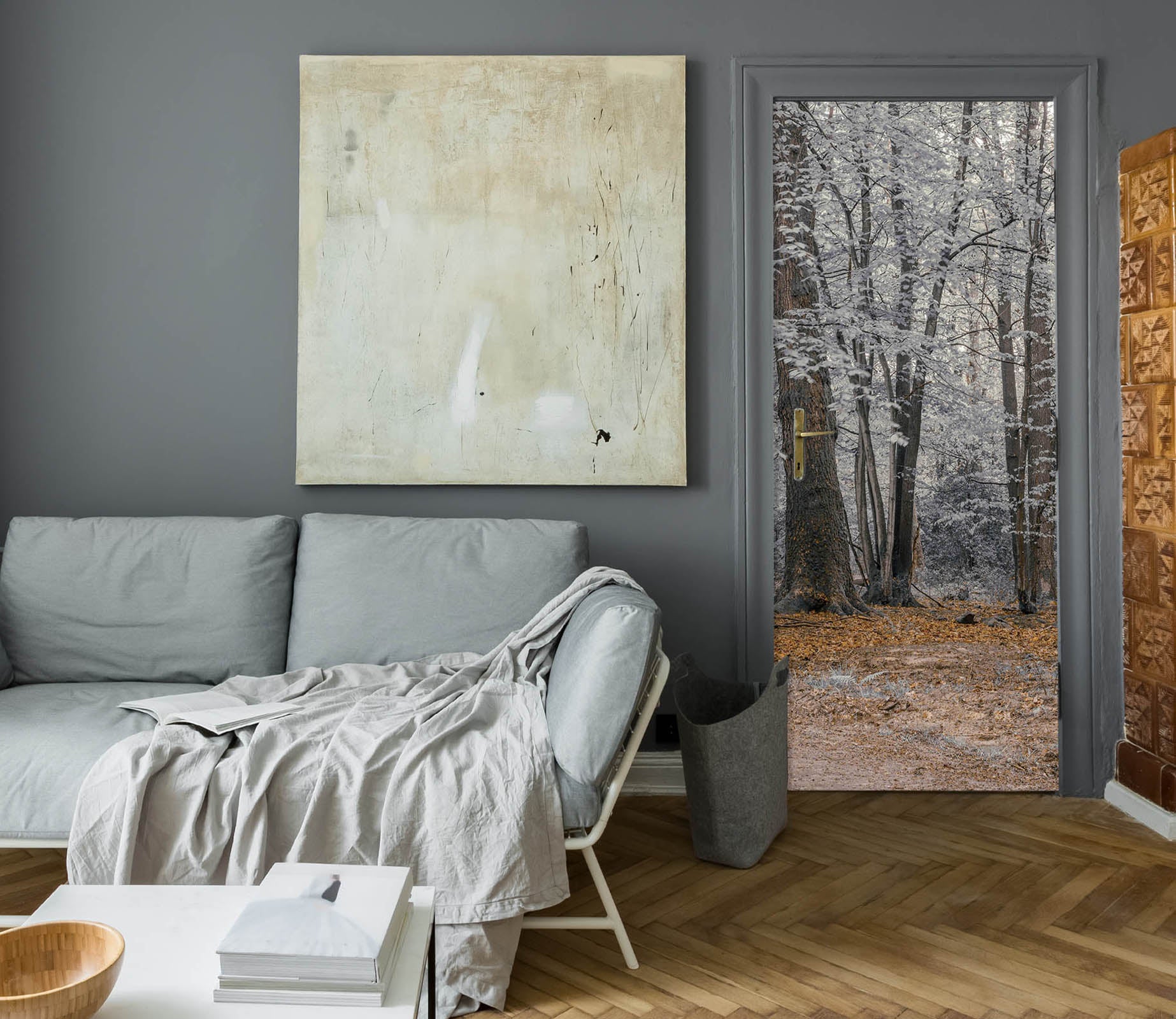 3D Woods Scenery 5175 Assaf Frank Door Mural