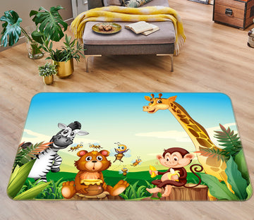 3D Animals 36147 Non Slip Rug Mat