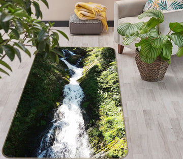 3D Mountain Torrent 27035 Non Slip Rug Mat