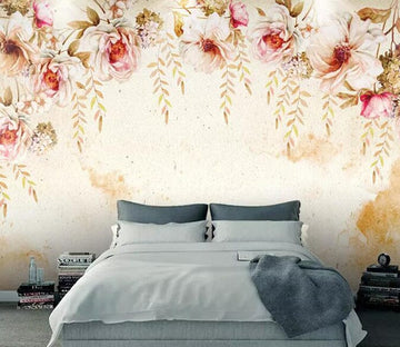 3D Red Flowers 1483 Wall Murals Wallpaper AJ Wallpaper 2 