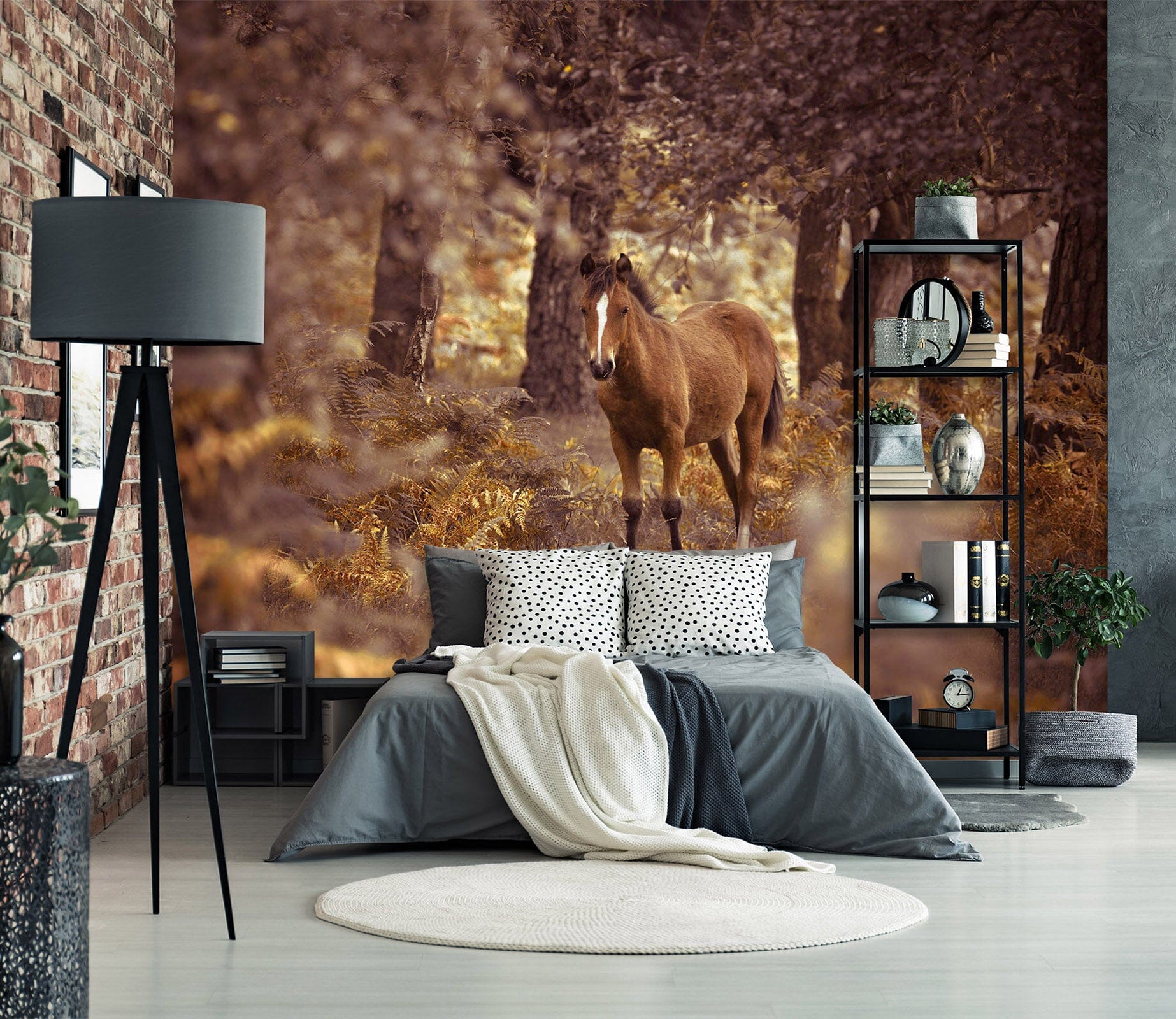 3D Mustang 1406 Assaf Frank Wall Mural Wall Murals Wallpaper AJ Wallpaper 2 