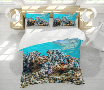 3D Coral Sea 21056 Bed Pillowcases Quilt