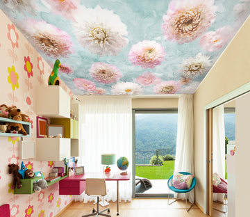 3D Flower Bud 2580 Assaf Frank Ceiling Wallpaper Murals