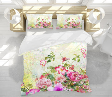 3D Flower Bush 60142 Bed Pillowcases Quilt