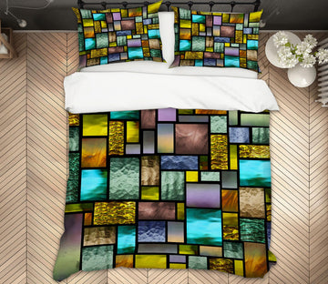 3D Green Lump 13178 Bed Pillowcases Quilt