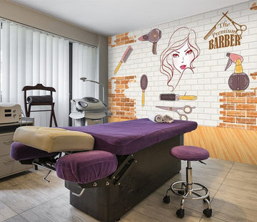 3D Red Lips Girl 1541 Wall Murals Wallpaper AJ Wallpaper 2 